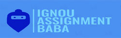 ignou assignment master of arts