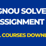 MPSE 11 Solved Assignment 2025 MA Political Science IGNOU