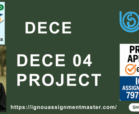 IGNOU DECE PROJECT