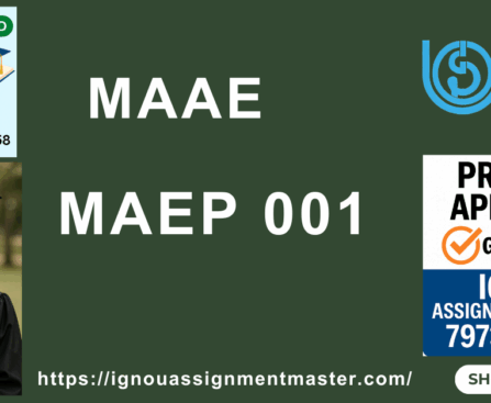 IGNOU MAAE PROJECT