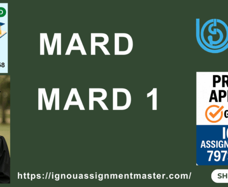 IGNOU MARD PROJECT
