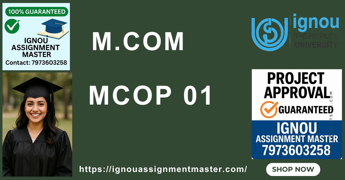 IGNOU MCOM PROJECT