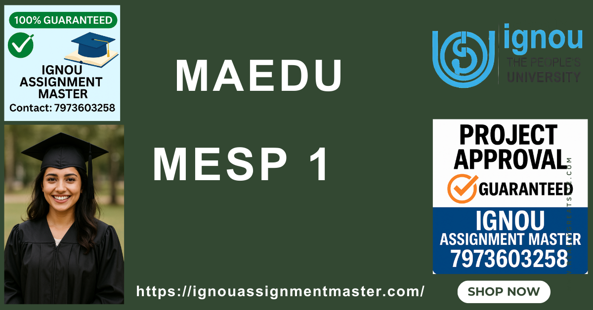 IGNOU MAEDU PROJECT