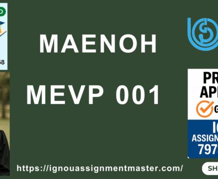 IGNOU MAENOH PROJECT