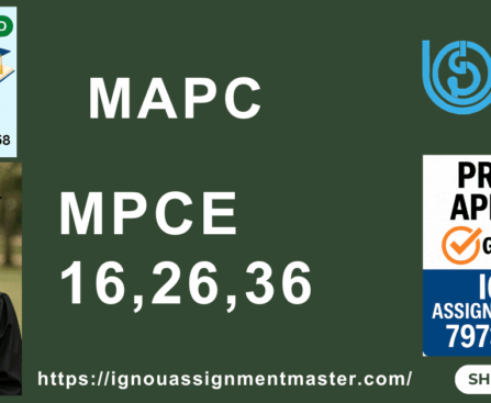 IGNOU MAPC PROJECT